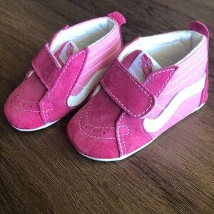 Pink Baby Vans shoes